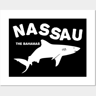 Shark Diving - Nassau - The Bahamas Posters and Art